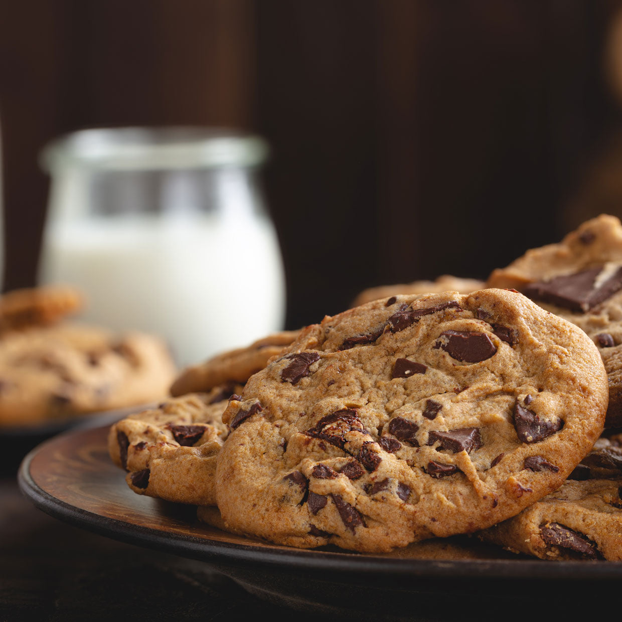 Pumpkin Powder Chocolate Chip Cookies